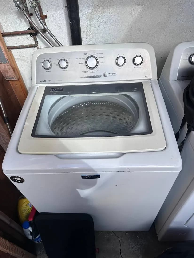 Maytag Bravos top-load washer serviced in San Diego