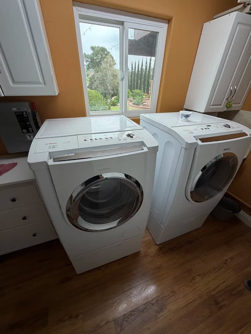 Bosch washer and dryer serviced in San Diego