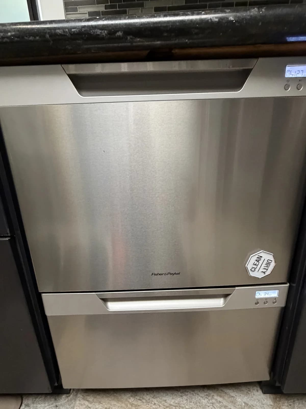Fisher & Paykel built-in dishwasher serviced in San Diego