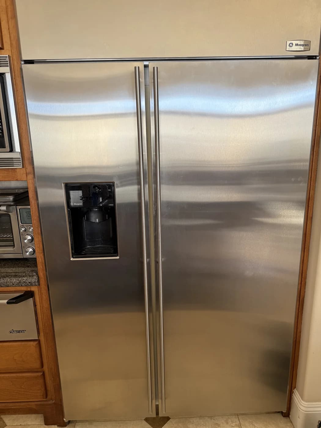 GE Monogram refrigerator repair completed in San Diego