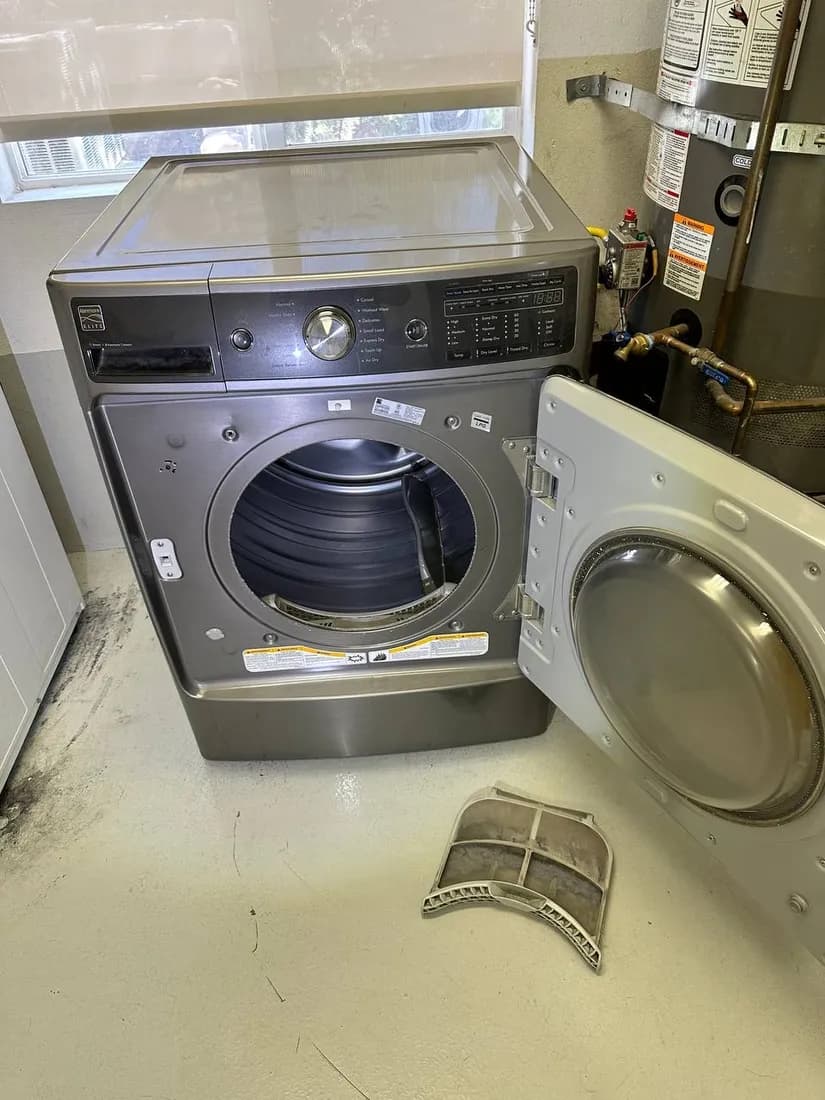 Dryer repaired and back in service in San Diego