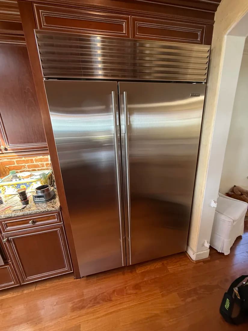 Built-in Sub-Zero refrigerator serviced in Miramar