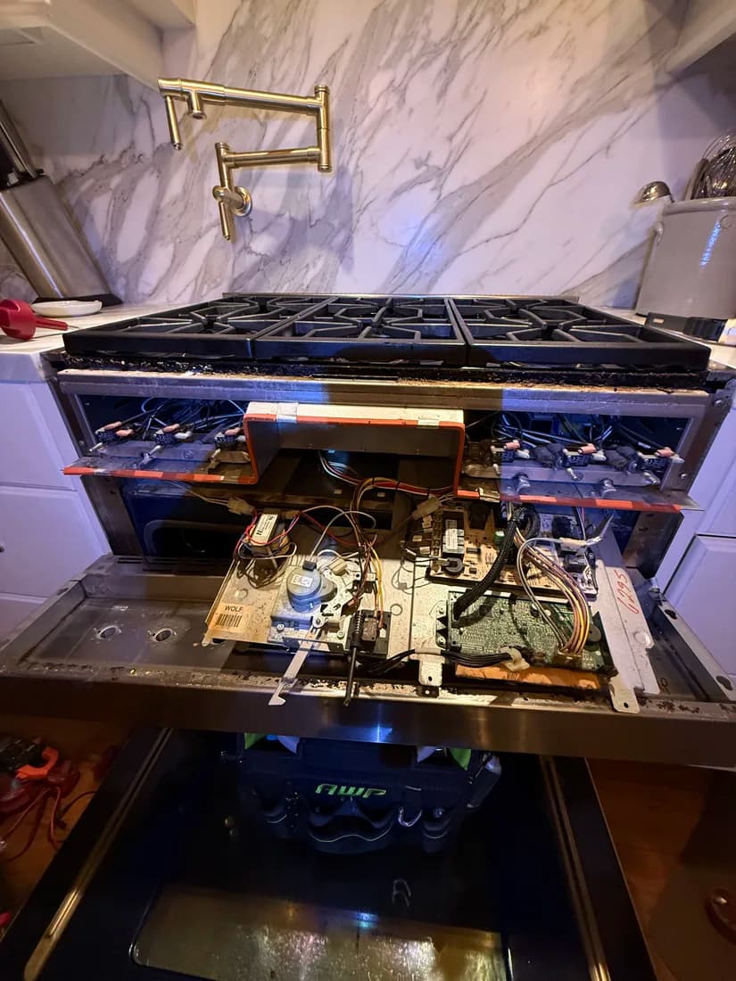 Wolf range internal repair in San Diego