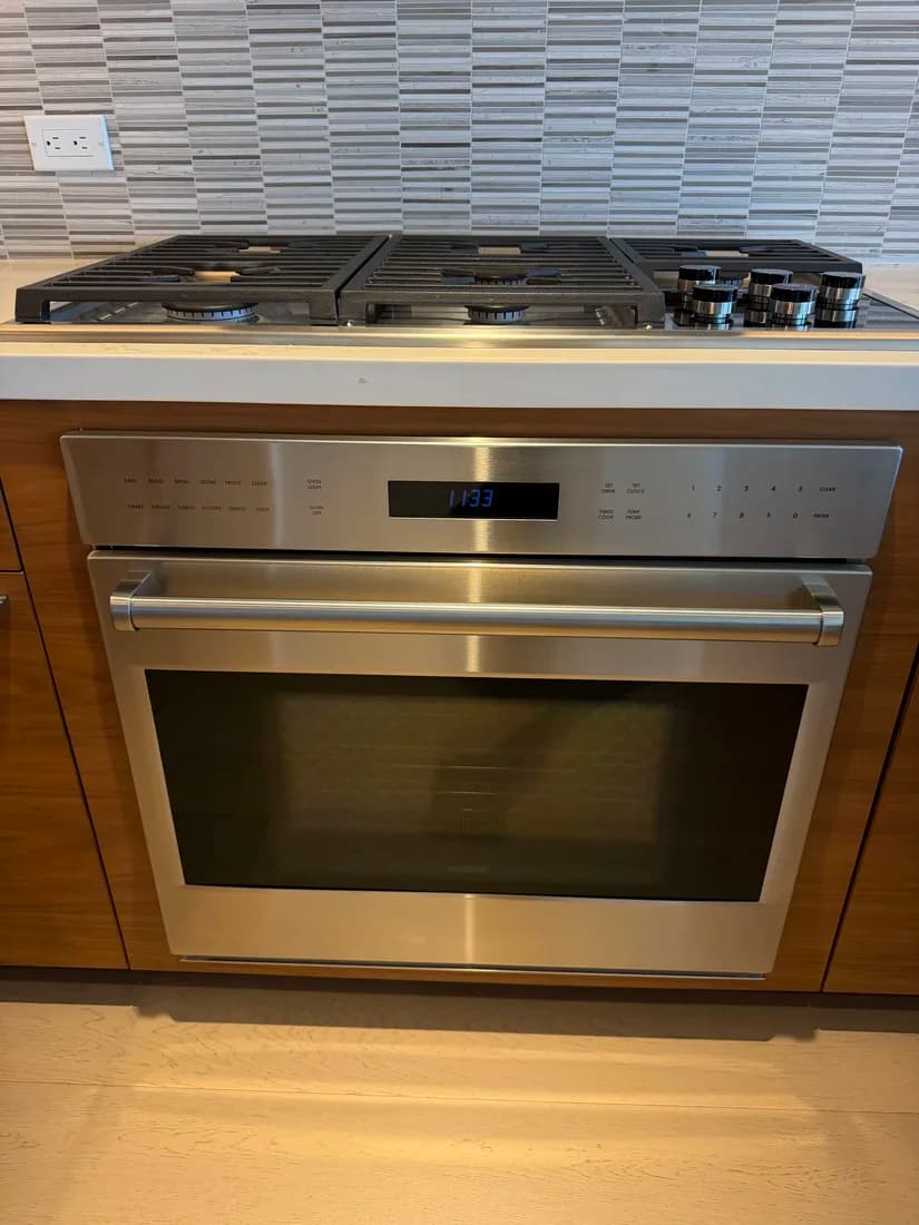 Wolf built-in wall oven serviced in San Diego