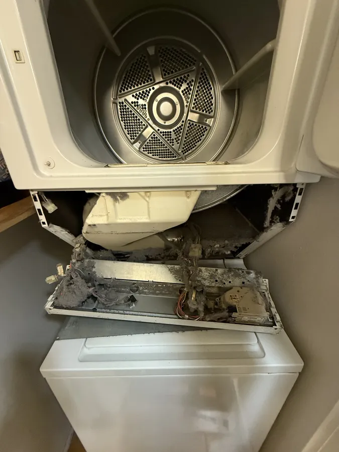 Dryer repair in progress in Miramar