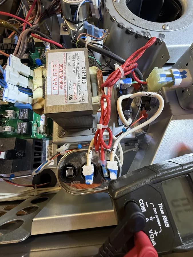 Microwave control board repair in Clairemont