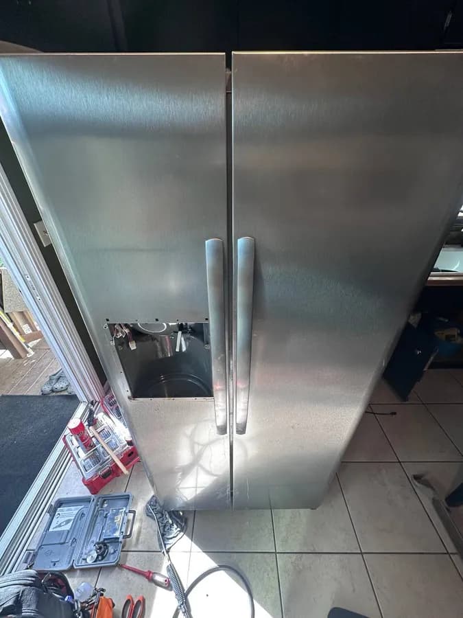 Built-in refrigerator dispenser repair in San Diego