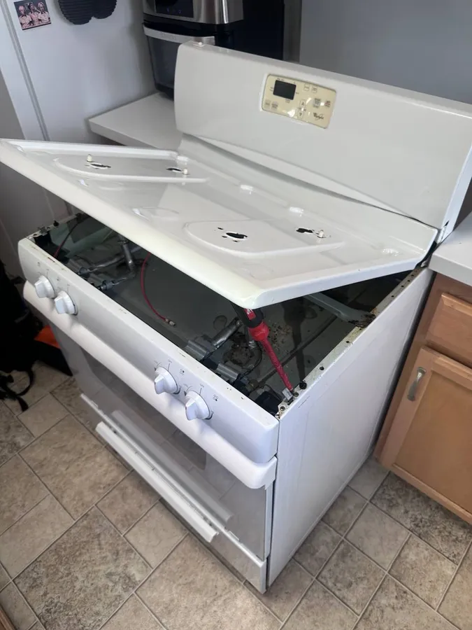 Gas range cooktop service in San Diego