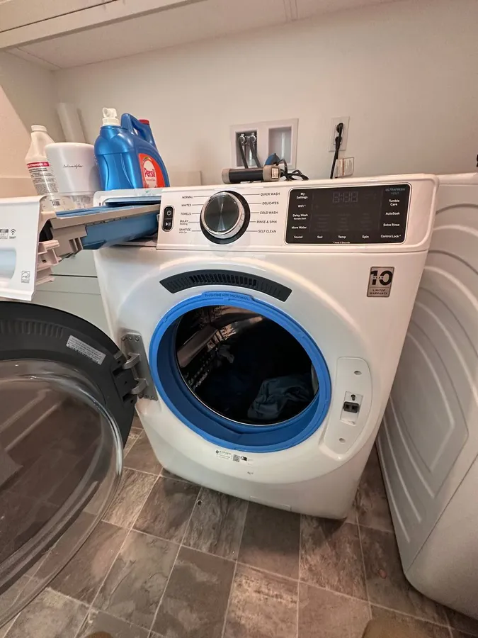 Samsung front-load washer serviced in San Diego
