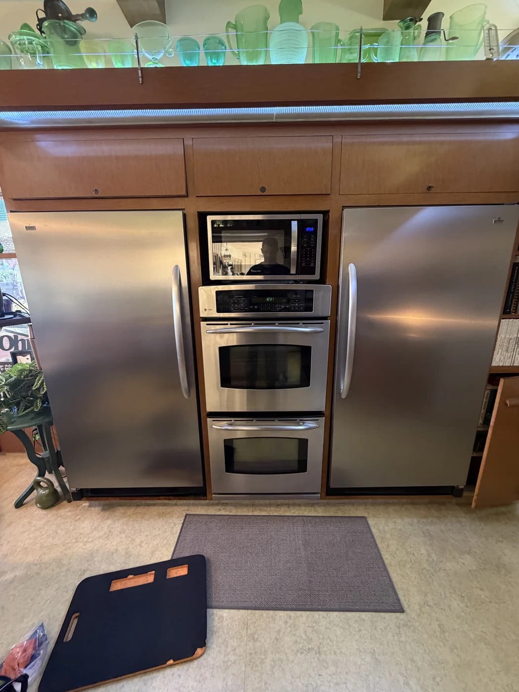 Built-in column freezer serviced in San Diego