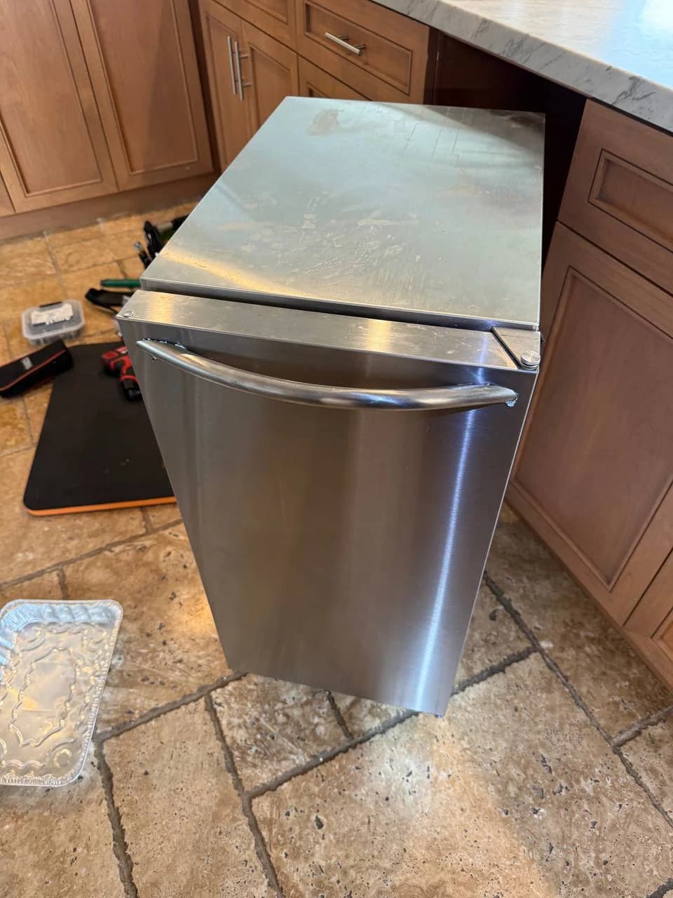 Refrigerator ice maker serviced in San Diego